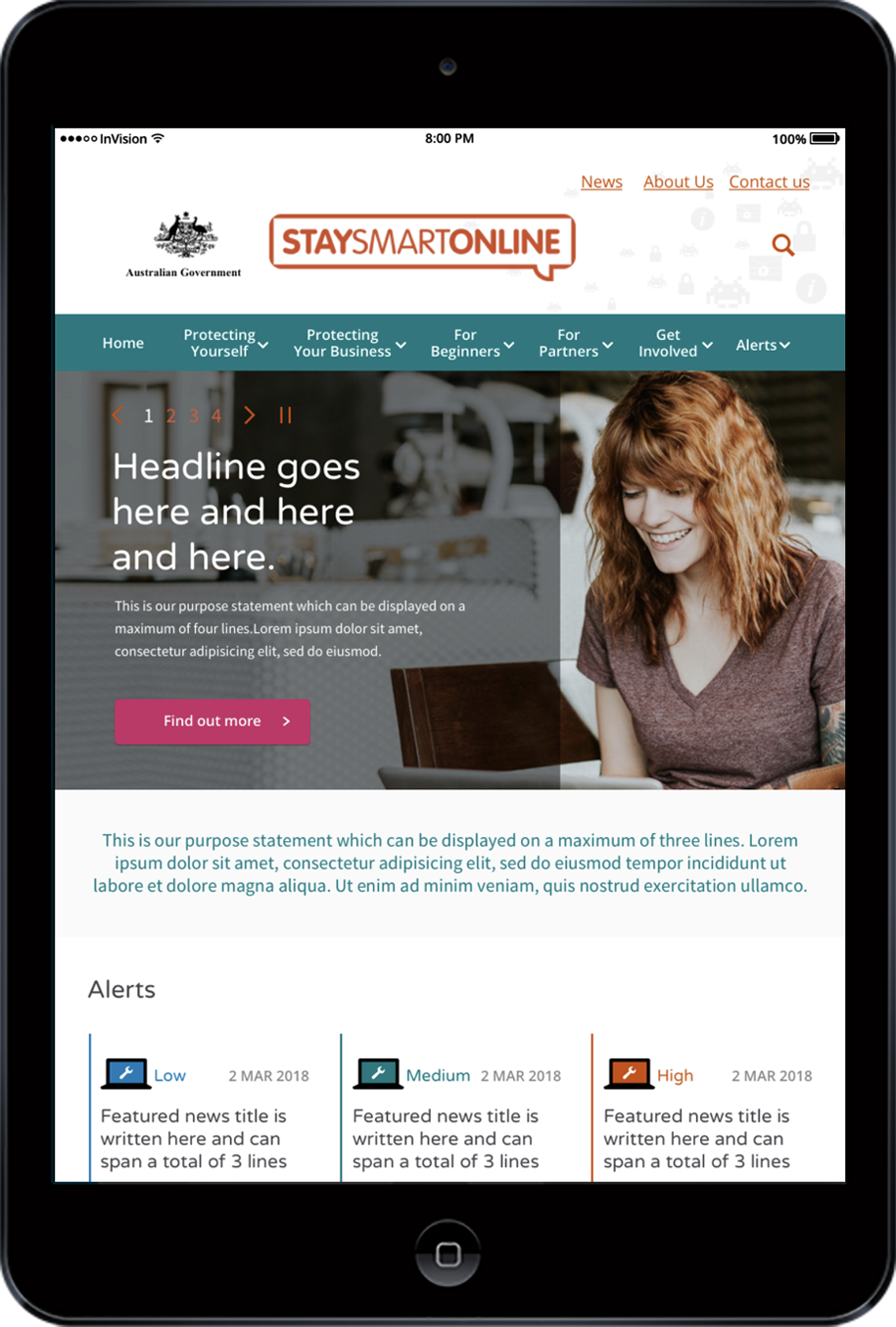 StaySmartOnline - Tablet