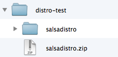 Drupal CMS - Salsadistro under distro-test directory