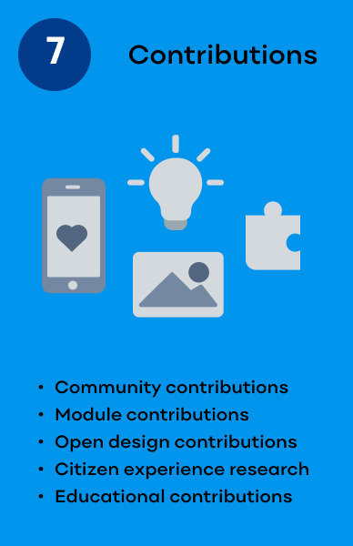 Community Engagement Blueprint - 7. Contributions