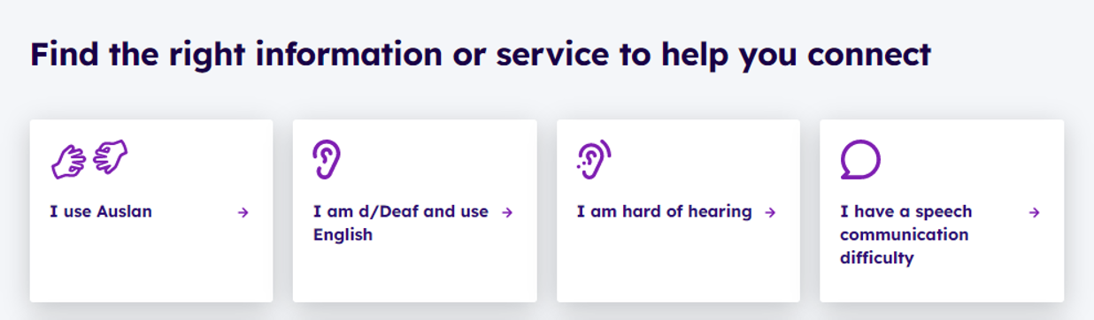Screenshot of Accesshub services