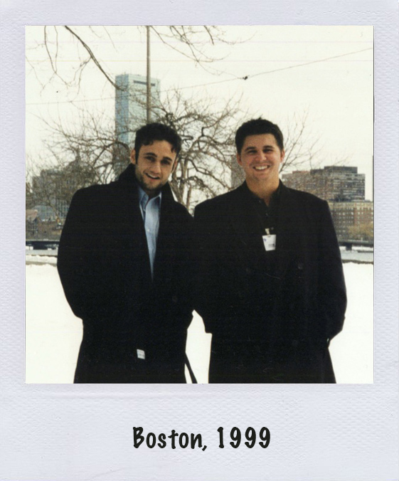 Adam and Alfred, Boston 1999